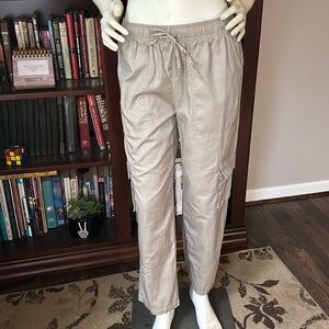 Happily Grey Pull On Cargo Pants